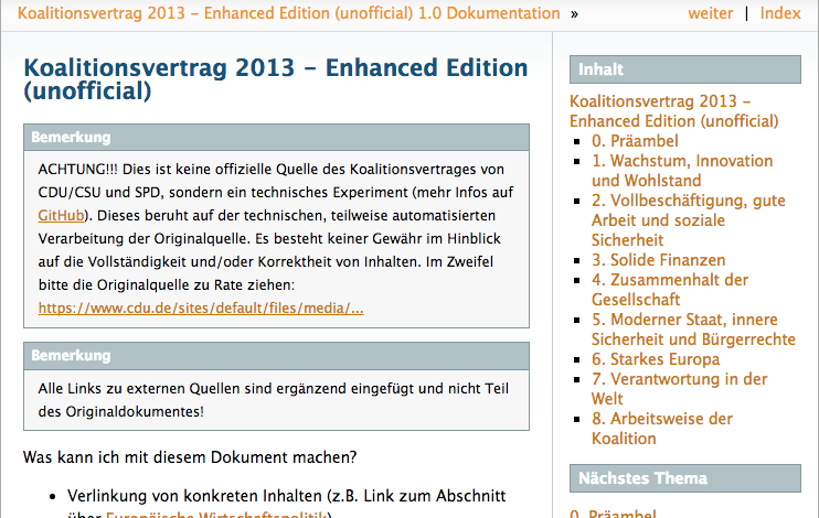 Screenshot - Coalition agreement 2013 - CDU/SPD - linkable version