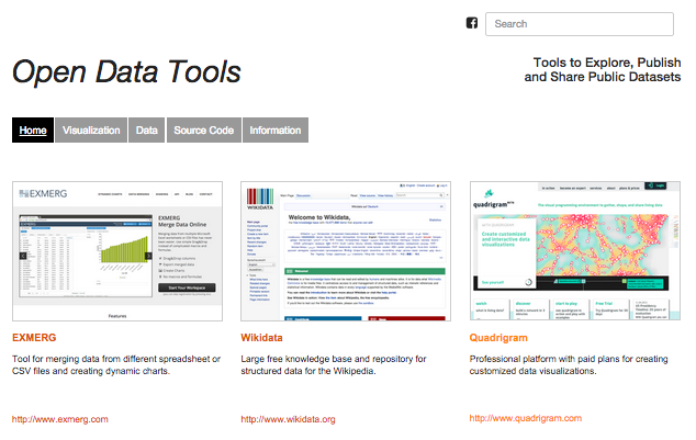 Screenshot - Open Data Tools